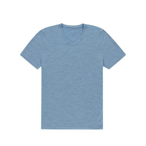 เสื้อยืดผู้ชายลายทางผ้าฝ้าย 100% น้ำหนักเบา ทรงโอเวอร์ไซส์ สีเหลืองและดำ พิมพ์ลายสองสี  รับสกรีนโลโก้ตามแบบ - Product Image 1