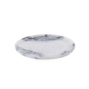 Bol surélevé en résine époxy artistique avec plateau et soucoupes assorties pour les soirées du Ramadan et vaisselle élégante - Product Image 1