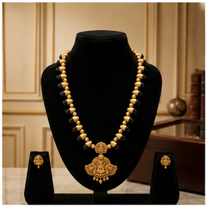 Parure de bijoux religieux plaqué or pour mariée, technique de moulage, collier et boucles d'oreilles en alliage, motif floral, bijoux de mariage pour femme, cadeaux de fête - Product Image 1
