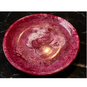 Elegant Style Resin Platter Bowl <b>Tabletop</b> Decor Salad Bowl For kitchenware Resin Bowl Handmade Serving Dish At Competitive Price - Product Image 3