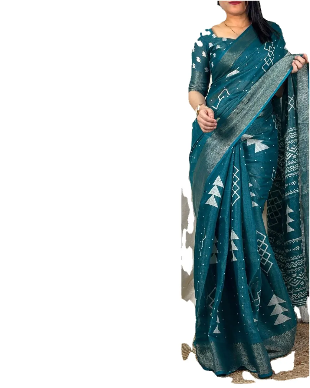 Most attractive look festival wear cotton printed saree for Casual and Daily Wear wholesale price