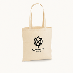 Sac fourre-tout en toile de coton robuste, écologique, réutilisable pour les courses, avec impression de logo personnalisé, poignée en coton, vente en gros - Product Image 1