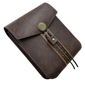 Bolso de Hombro de Cuero Hecho a Mano de Estilo Medieval, Bolso Mensajero de Cuero Rústico Inspirado en la Edad Media - Product Image 5