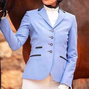 Chaqueta de Equitación Cómoda para Mujer - Chaqueta de Competición Elegante y Ligera de Spandex/Nylon Satinado para Eventos Ecuestres - Product Image 4