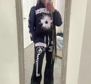 Survêtement Streetstyle délavé à l'acide 100% coton molletonné, durable, pour adultes, style urbain - Product Image 5