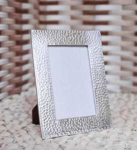 Hammered Aluminum Vertical Photo <b>Frame</b> Rectangle Tabletop Home Decor Custom Logo Digital <b>Printing</b> - Product Image 2