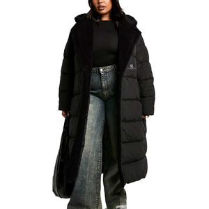 <b>Ladies</b> Puffer <b>Jacket</b> Winter Warm Hooded Padding Outdoor Fashion Windproof Solid Color <b>Lightweight</b> New Custom Logo <b>Jacket</b> Coat - Product Image 1