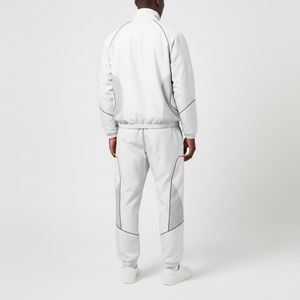 Ensemble de survêtement vintage pour homme OEM, style streetwear, 100% nylon, 2 pièces avec logo brodé, sweat à capuche et pantalon - Product Image 2