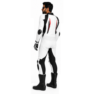 Combinaison de moto en cuir Samroz Sports, une pièce, pour hommes, grandes tailles, adultes, protections CE amovibles, hiver, résistante à l'eau, coupe-vent - Product Image 5