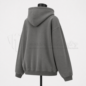 Fabricante de Sudaderas con Capucha Unisex de Alta Calidad OEM, Sudadera con Capucha Personalizada con Cierre Completo y Logotipo Impreso - Product Image 4