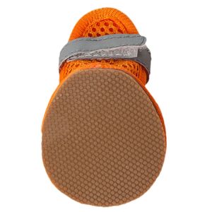 Set di 4 scarpe sandali per animali domestici in Mesh di supporto sportivo-abbigliamento per animali domestici comodo ed elegante - Product Image 2