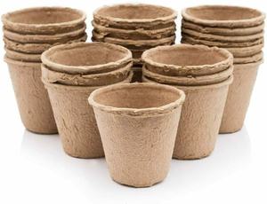 Pots et gobelets en pulpe biodégradable moulée, très demandés, pour semis de légumes en pépinières commerciales, en vrac, modèle 2026 - Product Image 4