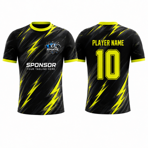 Service OEM, tenue de football, tissu respirant en maille nid d'abeille, évacuation de l'humidité, protection UV, uniforme d'équipe professionnel - Product Image 1