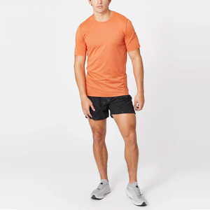 เสื้อยืดฝึกซ้อมพิมพ์ลายแบบซับลิเมชั่นระดับมืออาชีพ เสื้อยืดแขนสั้นสำหรับออกกำลังกายช่วงฤดูร้อน  โลโก้ส่วนตัว  คอวี  ผ้าแคนวาส  สำหรับการแสดงออกทางกีฬา - Product Image 4