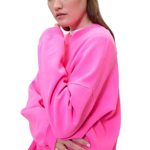 Sweat-shirt mode pour dames Coupe décontractée Coton Polyester mélangé avec poignets côtelés Sweat-shirt parfait pour l'automne et l'hiver Mode - Product Image 4