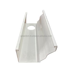 Système en U, matériaux de construction en plastique industriels, fabricant BM vert, gouttières en PVC trapézoïdales écologiques pour l'eau de pluie - Product Image 2