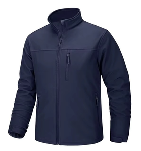 Men’s Custom Softshell Fleece Jacket Winter Tactical Windbreaker Coat - Product Image 4