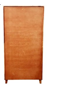 Wholesale Solid Wood Glass Display Cabinet Natural Grain Storage <b>Bookcase</b> Rustic Living Room Furniture | Pindel Handicrft - Product Image 5