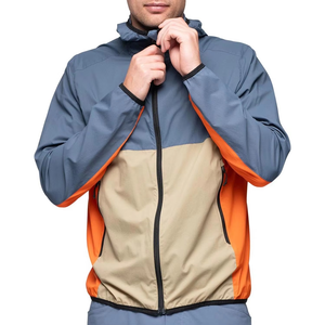 เสื้อแจ็คเก็ตวิ่งกีฬา AZORES SPORTS แบบมีฮู้ด น้ำหนักเบา สวมใส่สบาย ระบายอากาศได้ดี เป็นมิตรกับสิ่งแวดล้อม แห้งเร็ว สำหรับผู้ชายไซส์ใหญ่ - Product Image 6