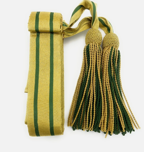 เข็มขัดคาดเอวสำหรับงานพิธี สีทองและสีเขียว สำหรับชุดพิธีการและเครื่องประดับยูนิฟอร์ม - Product Image 3