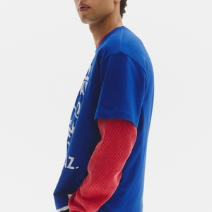 Camiseta de Manga Larga con <span class=keywords><strong>Cuello</strong></span> <span class=keywords><strong>Henley</strong></span>, Tejido Waffle, 100% Algodón, Personalizable con Logotipo - Product Image 3