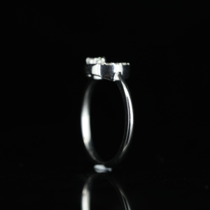 High Quality 925 Sterling Silver 18K Gold Plated 8x6mm Oval Shape <b>Ring</b> <b>CZ</b> Claw Setting for Certified Eco-Friendly Lead Nickel - Product Image 5