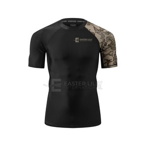 Venta Directa de Fábrica, Rashguard de BJJ para Hombre en Color Sólido, Rashguard de BJJ Personalizado para Hombre, Talla Adulto - Product Image 2
