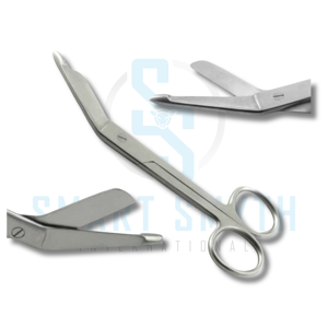 Ciseaux orthopédiques professionnels en acier inoxydable M/S SMART SMYTH (pour couper les bandages et les plâtres) SSI-8476 certifiés CE - Product Image 6