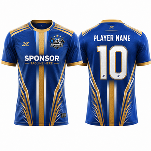 Camiseta de Fútbol Moderna al por Mayor, Tejido Aero Cool de Poliéster, Ligera, Flexible, Control de Humedad, Rendimiento Atlético de Élite - Product Image 1