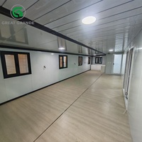 Casa prefabricada portátil modular de 40 pies Casa De Granny tienda de Casa plana contenedor de invernadero expandible 2 3 4 dormitorios Casa de estar
