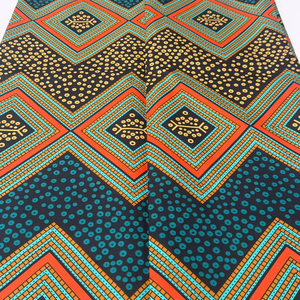 Tissu de Coton Premium Motif Wax Africain et Ankara 100 % Coton Idéal pour la Confection, la Couture, le Quilting et l'Artisanat - Product Image 1