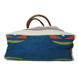 Ladies Cotton Handloom White Durries Bag Handmade Traditional Tote Bag Eco Friendly Reusable Shoulder <b>Handbag</b> Stylish Everyday - Product Image 5