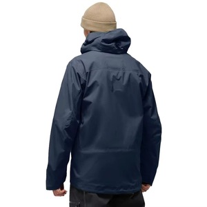 Chaqueta de esquí para hombre, estilo moderno, buena calidad, diseño atractivo, con logo impreso personalizado de fábrica, diseño adecuado, cortavientos. - Product Image 2
