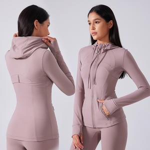 Ropa Deportiva para Mujer, Camiseta de Yoga sin Costuras de Color Sólido, Manga Larga, Top Corto para Entrenamiento, Secado Rápido, Transpirable, Conjuntos de Yoga - Product Image 1