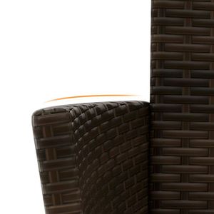 Acogedor Juego de Muebles de Ratán para Patio de 4 Piezas con Cómodos Cojines para Asientos, Ideal para Entretenimiento en el Jardín - Product Image 4