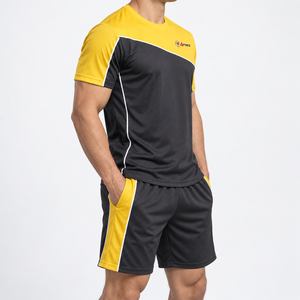 Fashion <b>Men</b> <b>Short</b> <b>Set</b> Matching <b>Top</b> <b>And</b> <b>Shorts</b> Lightweight Cotton Blend Fabric Soft Texture Relaxed Fit Everyday Casual Clothing - Product Image 4