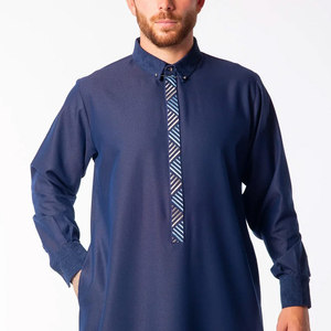 Men Juba Modest Muslim Long Robe Traditional <b>Islamic</b> <b>Clothing</b> Comfortable Loose Fit Long Sleeve Breathable Design - Product Image 5