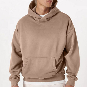 Sweat à capuche classique 100 % coton de haute qualité pour hommes et femmes, doux, élégant, avec poche en polaire, chaud pour l'hiver, séchage rapide, respirant, commandes en gros - Product Image 1
