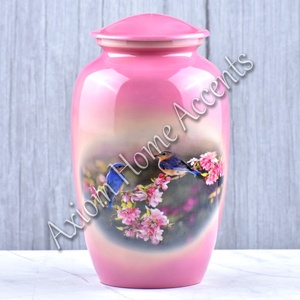 Modern Aluminum Cremation Urn With Unique Craftsmanship Elegant <b>Memorial</b> <b>Keepsake</b> by Axiom Home Accents - Product Image 4