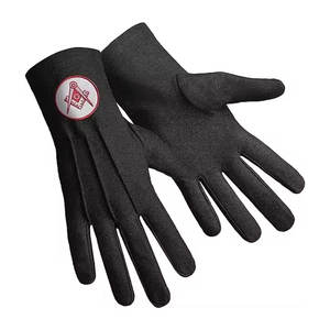 Gants maçonniques de qualité supérieure avec texture lisse, sensation légère et construction durable pour les événements formels - Product Image 1