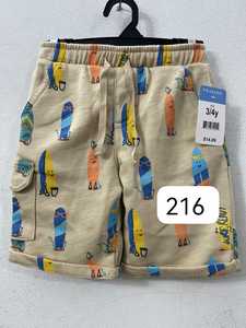 กางเกงขาสั้นผ้าฝ้ายลำลองใส่สบายสำหรับเด็กผู้ชายกางเกงห้าเซ็นต์สำหรับฤดูร้อนพร้อมลายการ์ตูนดีไซน์แบบปะติดพื้นนุ่ม - Product Image 5