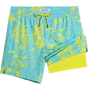 <b>Shorts</b> summer Polyester or <b>Nylon</b> elastic AOP Print Swim <b>Shorts</b> Quick Dry Casual Style Woven Drawstring Waist from Bangladesh - Product Image 3