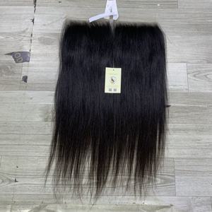 High Quality Fast Shipping Natural Straight Small Knots 5x5 HD Lace Closure Raw Vietnamese <b>Hair</b> for Black Woman - Product Image 4