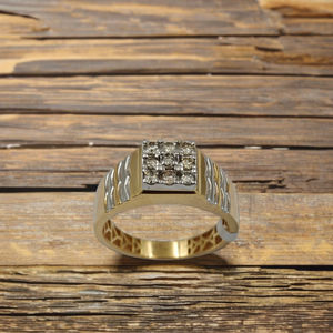 Anillo de diamantes para hombre para bodas y ocasiones al aire libre - Product Image 5