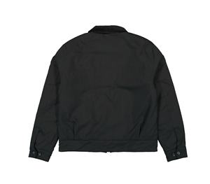 Chaqueta de trabajo de lona de algodón 100% de alta calidad, chaqueta de lona de algodón de diseño transpirable con logotipo personalizado de talla grande para hombres - Product Image 2