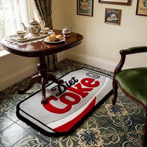 Tapis de sol personnalisé en forme de canette de soda, antidérapant, décoration intérieure, chambre à coucher, salon, chambre d'enfant, tapis d'appoint moderne - Product Image 5