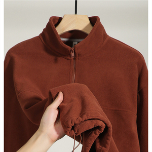 Sweat-shirts d'hiver en polaire 100% polyester imprimés par sublimation pour hommes, fitness, logo personnalisé, nouvelle mode, prix de gros - Product Image 3
