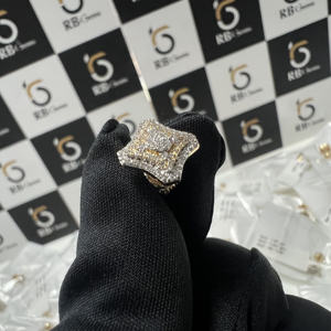 VVS Moissanite Diamond Stud Pendientes para Mujer 14K Oro Sólido S925 Plata Esterlina Elegantes Moissanite Studs - Product Image 3