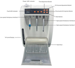 Op elektriciteit werkend smeermiddel voor tandheelkundige handstukken voor het reinigen van gereedschap, tandheelkundig onderhoud, oliesysteem - Product Image 2