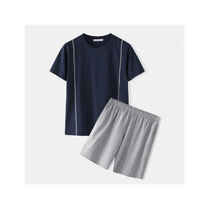 Conjunto Casual Corto para Hombre, de Algodón Transpirable de Secado Rápido, Diseño Personalizado Estampado, Traje de Dos Piezas, Ropa al por Mayor OEM - Product Image 2